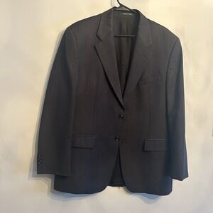 Lauren Ralph Lauren Men's Wool-Laine Black Pinstripe Sports Coat Suit‎ Size 42R